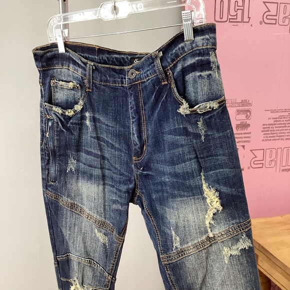 Men’s Decibel Distressed Jeans - Picture 3 of 12